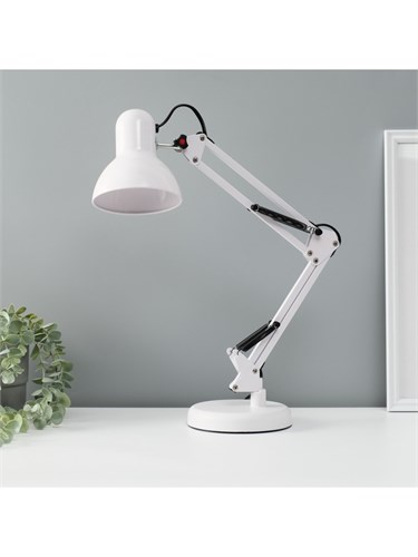 Лампа настольная 810 "Деко, белая" E27 40W RISALUX 1717508 - фото 16954170