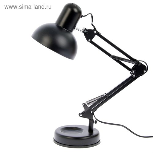 Лампа настольная 810 "Деко, чёрная" E27 40W RISALUX 1717509 - фото 16954185
