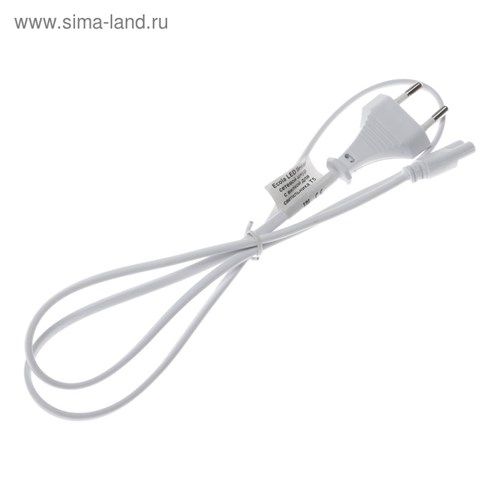 Шнур сетевой Ecola LED linear, для светильника T5 с вилкой, 1 м 4661616 - фото 16961603