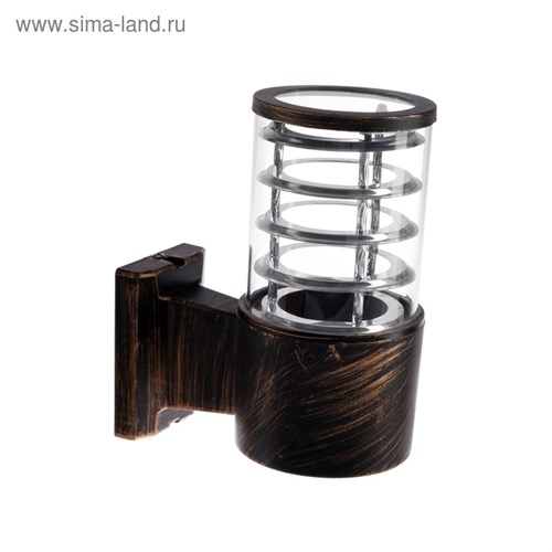 Светильник настенный Luazon Lighting 1хE27х60 Вт "Модерн", пластик, вверх, бронза 4597916 - фото 16962563