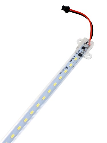 Светильник линейка 1 метр, в корпусе, 12 Вт, 1800 Лм, SMD5630, 76 Led, 6500 K, 220 В 5130720 - фото 16964223