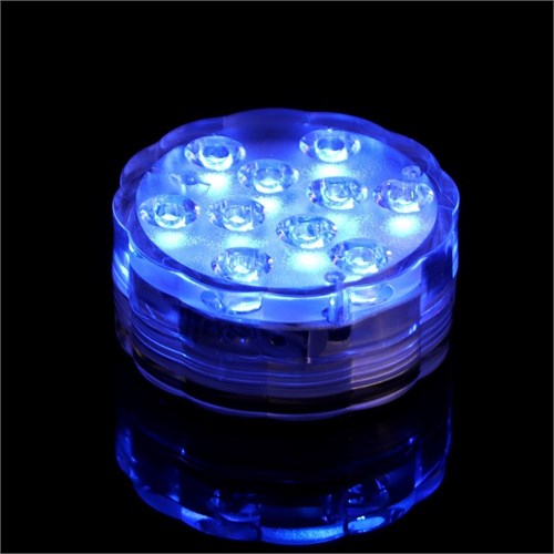 Светильник подводный с ПДУ, 10 LED, 3 Вт, IP68, RGB, от батареек 3*AAA (не в компл.) 7098095 - фото 16973986