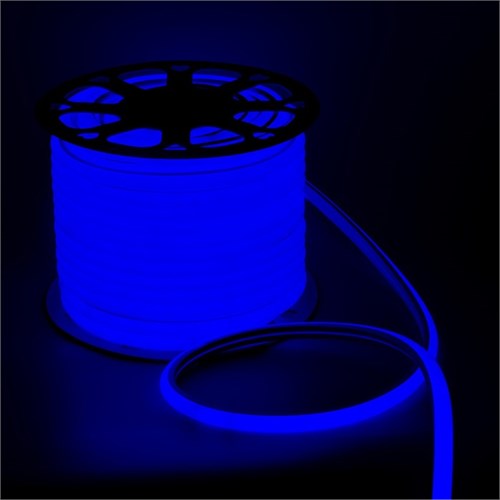 Гибкий неон Luazon Lighting 16 мм D-образный, IP65, 50 м, SMD2835, 120 LED/м, 220 В, свечение синее 9143269 - фото 16984761