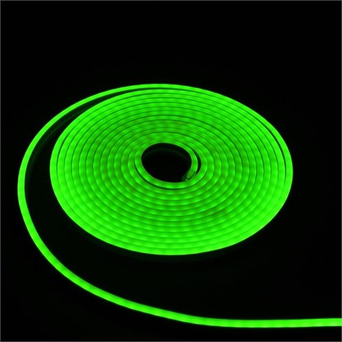 Гибкий неон Luazon Lighting 6 × 12 мм, IP65, 50 м, SMD2835, 120 LED/м, 12 В, свечение зелёное 9100115 - фото 16985213