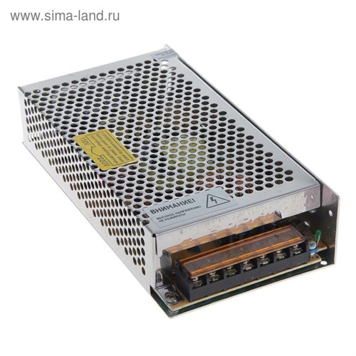 Блок питания Luazon Lighting для светодиодной ленты 12 В, 180 Вт, IP20 1997203 - фото 17040010