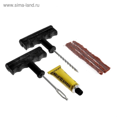 Набор для ремонта бескамерных шин,4 предмета, N01 3223226 - фото 17040634