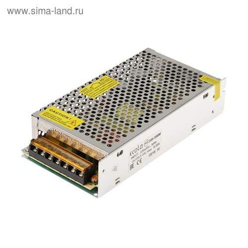 Блок питания Ecola для светодиодной ленты 24 В, 200 Вт, IP20 4022863 - фото 17040703