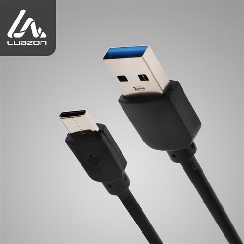 Кабель Luazon, Type-C - USB, 1 А, 1 м, чёрный 4283658 - фото 17041213
