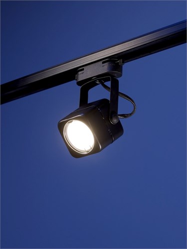 Трековый светильник Luazon Lighting под лампу Gu10, квадратный, корпус черный 4044796 - фото 17041499