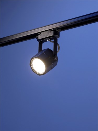Трековый светильник Luazon Lighting под лампу Gu10, восемь граней, корпус черный 4044798 - фото 17041516