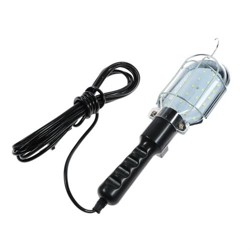 Светильник переносной светодиодный Luazon Lighting с выключателем, 10Вт, 24LED, 5 м, черный 6030015 - фото 17043524
