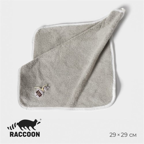 Салфетка для уборки Raccoon «Белая», 29×29 см 9608768 - фото 17048415