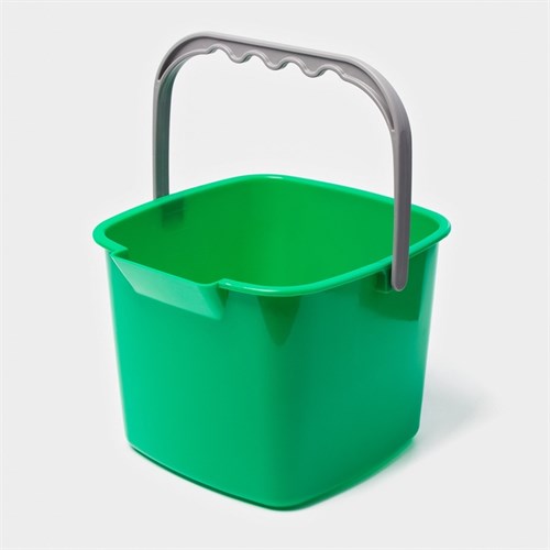 Ведро для уборки, 7,5 л, 25.2×25.5×19 см, зелёный 10701339 - фото 17052566