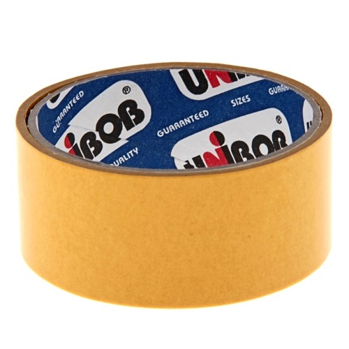 Клейкая лента UNIBOB, двусторонняя, 71 мкм, 38 мм х 5 м 194750 - фото 17087876