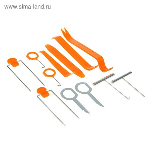 Инструмент для разбора пластика в авто, набор 12 предметов 1979791 - фото 17100455