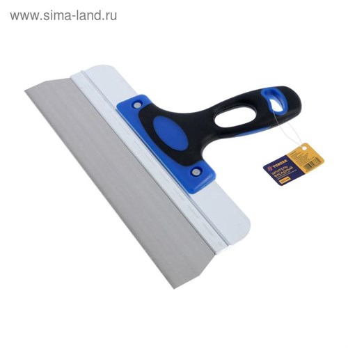 Шпатель фасадный ТУНДРА, 300 мм, нержавеющая сталь, двухкомпонентная рукоятка 3246338 - фото 17105275