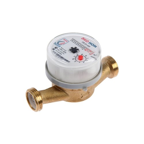 Счетчик воды «ЭКО НОМ» СВ-15-110, универсальный, 1/2", без комплекта присоединения 3528781 - фото 17106379