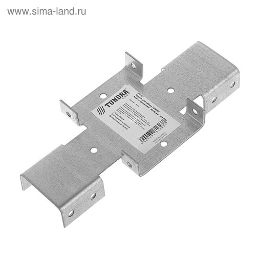 Крепеж для забора ТУНДРА krep,"х-кронштейн" 60х40 мм 3781623 - фото 17110031