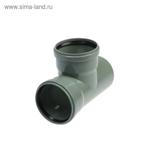 Тройник канализационный FLEXTRON, внутренний, d=110 мм, 90° 4332275 - фото 17113593