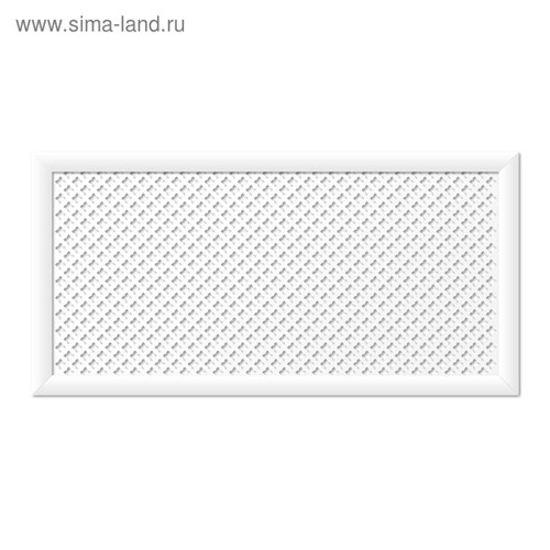 Экран для радиатора, Готико, белый, 120х60 см 4311908 - фото 17113629