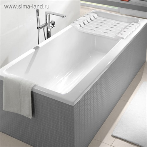 Полка на ванну, 69×30×6 см, цвет белый 4421599 - фото 17114225