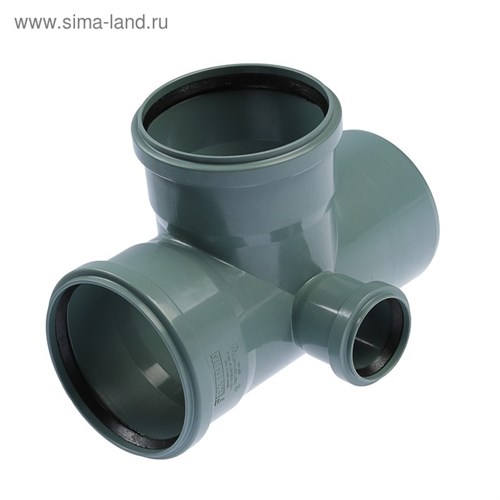Крестовина канализационная FLEXTRON, 110 х 110 х 50, мм, 87,5°, левая 4615885 - фото 17115766