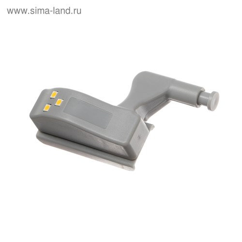 Светильник на дверную петлю, 3Led, 0.25Вт, 6500К, с батарейкой, холодный белый 4660136 - фото 17117134