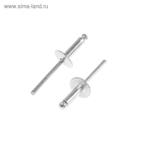 Заклепки вытяжные ТУНДРА krep, алюминий-сталь, увел.борт 14 мм, 4.8х16 мм, 250 шт. 4299529 - фото 17120939