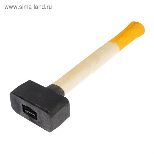 Кувалда кованая ЛОМ, 3 кг, деревянная рукоятка 5358907 - фото 17122514