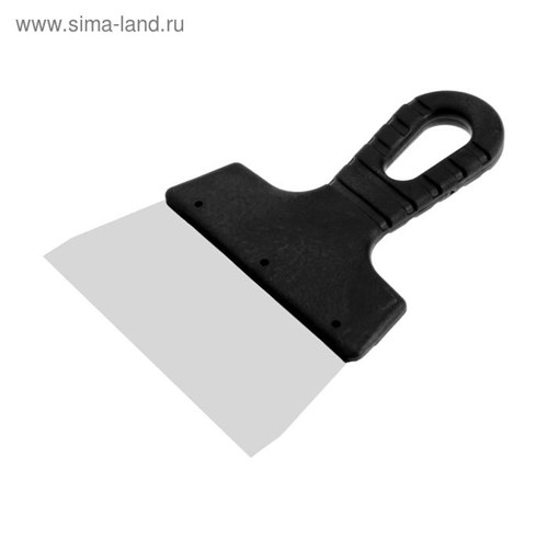 Шпатель фасадный ЛОМ, 150 мм, нержавеющая сталь, пластиковая рукоятка 5386198 - фото 17123491