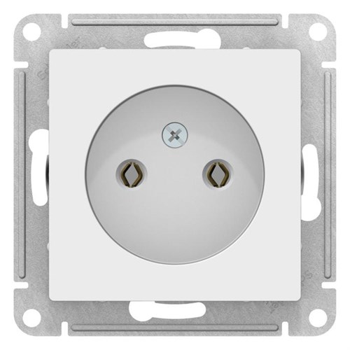 Розетка SE ATLASDESIGN, 16 А, 250 В, встраиваемая, без з/к, IP20, белая, ATN000141 7085402 - фото 17129402