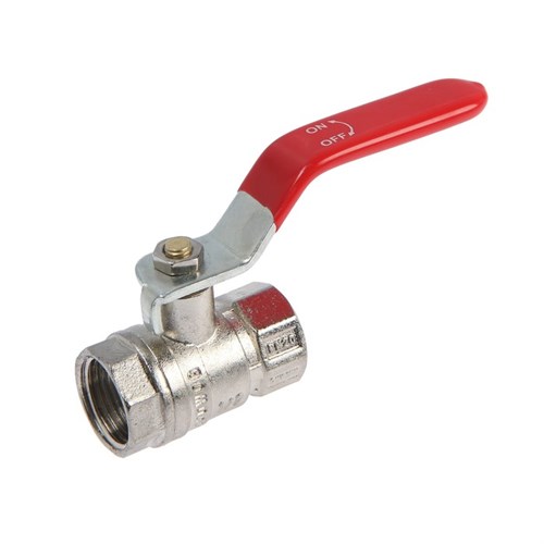 Кран шаровой ZEIN engr, внутренняя 1/2", PN 4, для холодной воды, 5-45°С, рычаг, цинк 7551329 - фото 17137006