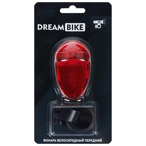 Фонарь велосипедный Dream Bike JY-399T-1, задний, 1 диод, 1 режим 7305383 - фото 17137022