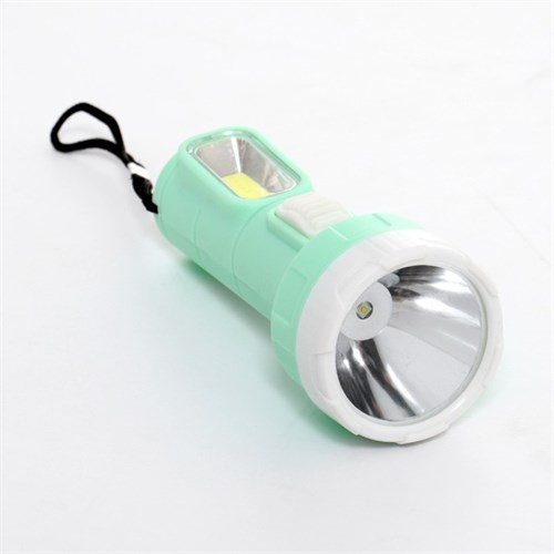 Фонарь ручной, 1 Вт LED, боковой 5 Вт COB, 2 режима, 1 AA, 10.4 х 4.3 см 9129378 - фото 17142517