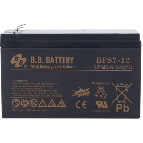 Батарея для ИБП BB BPS 7-12, 12 В, 7 Ач 9340659 - фото 17143586