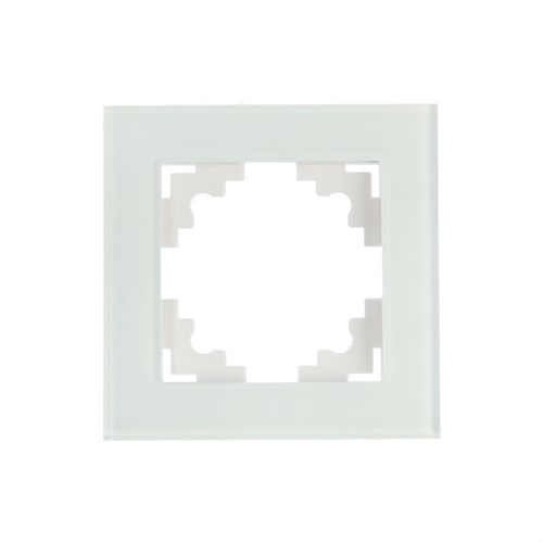 Рамка 1-местная, стекло, STEKKER серия Катрин, GFR00-7001-01, белый 10224395 - фото 17162225