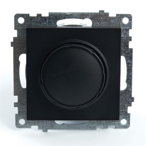 Выключатель диммирующий TRIAC (механизм) 250В, 500W, серия Катрин, GLS10-7106-05, черный 10227368 - фото 17162728