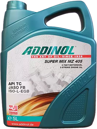 Минеральное моторное масло для 2Т двигателей ADDINOL SUPER MIX MZ 405, 5 л ADD0001027 - фото 17191016