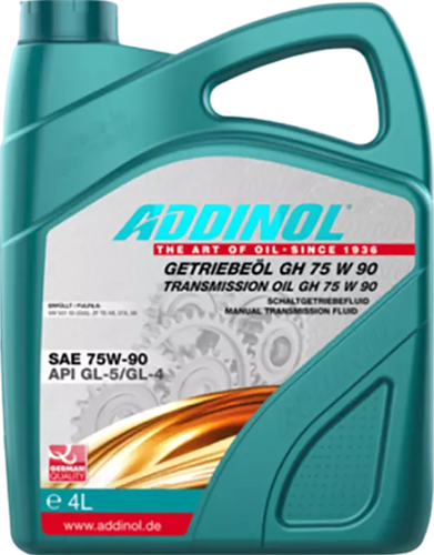 Минеральное трансмиссионное масло для МКПП ADDINOL GETRIEBEOL GX 80 W 90, 4 л ADD0001036 - фото 17191034