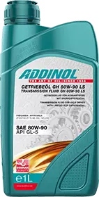 Минеральное трансмиссионное масло для МКПП ADDINOL GETRIEBEÖL GH 80W 90 LS, 1 л ADD0001045 - фото 17191054