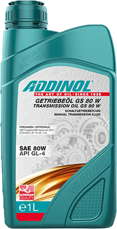 Минеральное трансмиссионное масло для МКПП ADDINOL GETRIEBEÖL GS 80W, 1 л ADD0001048 - фото 17191060