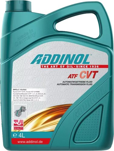 Синтетическое трансмиссионное масло для вариатора ADDINOL ATF CVT, 4 л ADD0001064 - фото 17191098