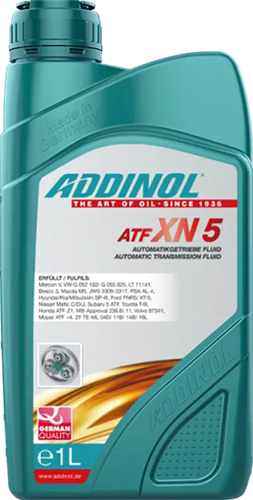 Синтетическое трансмиссионное масло для АКПП ADDINOL ATF XN 5, 1 л ADD0001067 - фото 17191104