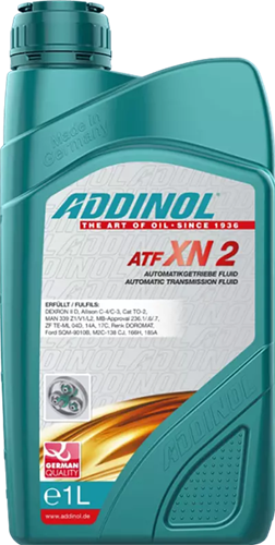 Минеральное трансмиссионное масло для АКПП ADDINOL ATF XN 2, 1 л ADD0001071 - фото 17191112