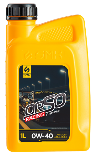 Синтетическое моторное масло SMK ORSO RACING API SN CF 0W-40 1 л SMK0001145 - фото 17191130