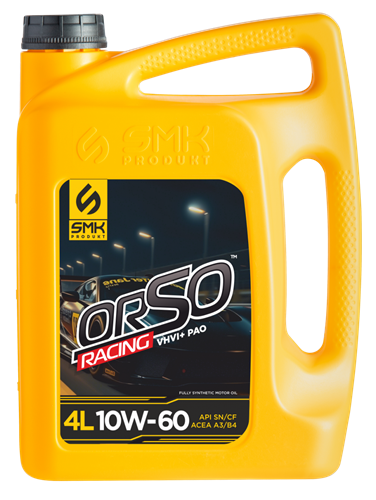 Синтетическое моторное масло SMK ORSO RACING API SN CF 10W-60 4 л SMK0001153 - фото 17191143