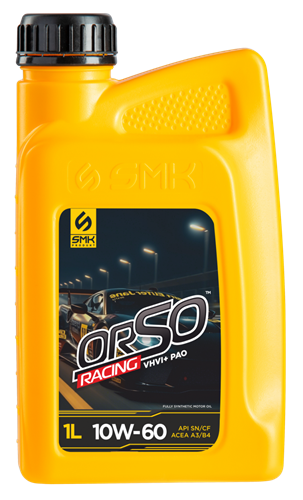 Синтетическое моторное масло SMK ORSO RACING API SN CF 10W-60 1 л SMK0001154 - фото 17191145