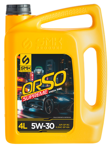 Синтетическое моторное масло SMK ORSO SUPREME API SP RC 5w-30 4 л SMK0001165 - фото 17191164