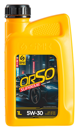 Синтетическое моторное масло SMK ORSO SUPREME API SP RC 5w-30 1 л SMK0001166 - фото 17191166