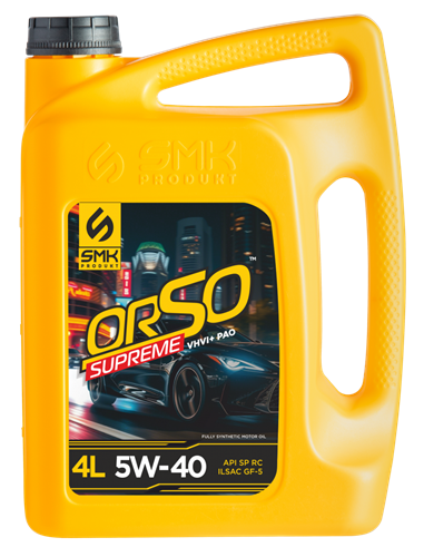 Синтетическое моторное масло SMK ORSO SUPREME API SP RC 5w-40 4 л SMK0001169 - фото 17191171